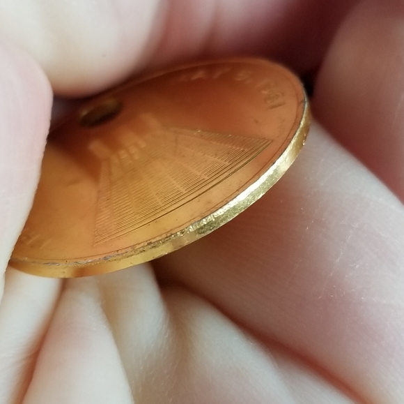 Vintage 1961 Freedom 7 Space Capsule NASA Token Allegiance Amvets NASA - Picture 4 of 6